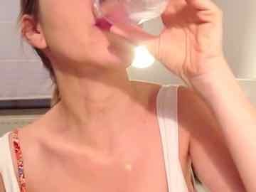 Drinking Her Own Breast Milk On Webcam